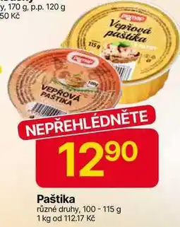 Hruška Vepřová paštika 115g nabídka