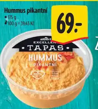 Albert Hummus pikantní 175 g nabídka