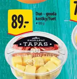 Albert Duo-gouda kostky/fuet 100 g nabídka
