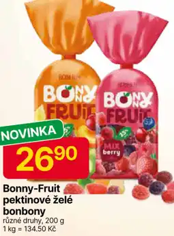 Hruška Bonny-Fruit pektinové želé bonbony nabídka