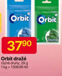Hruška Orbit dražé nabídka