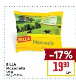 Billa Mozzarella 125 g nabídka