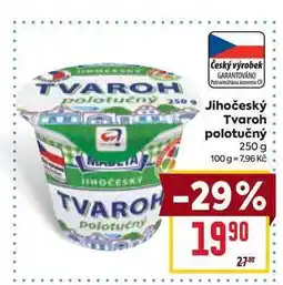 Billa TVAROH polotučný 250 g nabídka