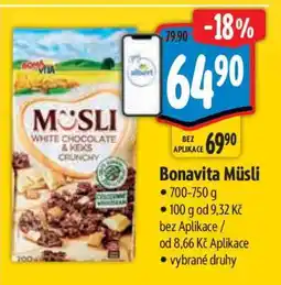 Albert Bonavita Müsli nabídka