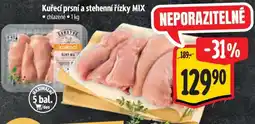 Albert Kuřecí prsí a stehenní řízky MIX nabídka