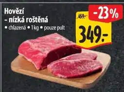Albert Hovězí nízká roštěná nabídka