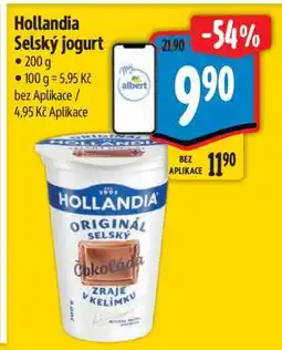 Albert Hollandia Selský jogurt nabídka
