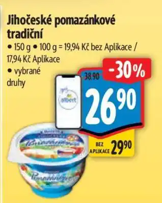 Albert Jihočeské Pomazánkové tradiční nabídka