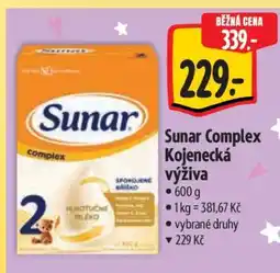 Albert Sunar Complex kojenecká výživa nabídka