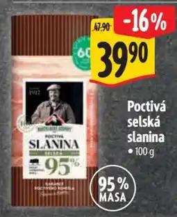 Albert Poctivá selská slanina nabídka