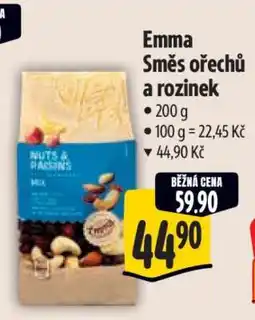 Albert Emma Směs ořechů a rozinek nabídka