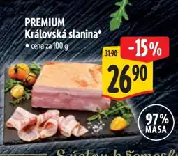 Albert PREMIUM Královská slanina nabídka