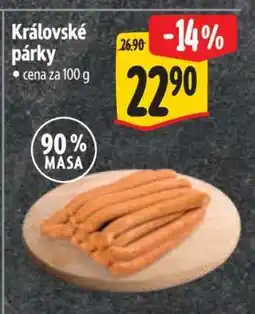 Albert Královské párky nabídka