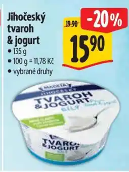 Albert Jihočeský tvaroh & jogurt nabídka