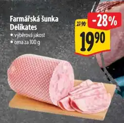 Albert Farmářská šunka Delikates nabídka