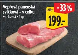 Albert Vepřová panenská svíčková – v celku nabídka