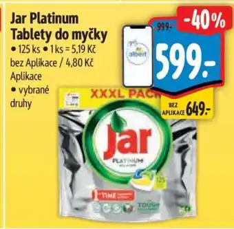 Albert Jar Platinum tablety do myčky nabídka