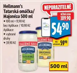 Albert Hellmann's Tatarská omáčka/Majonéza 500 ml nabídka