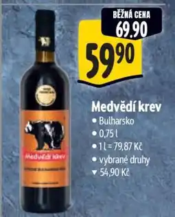 Albert Medvědí krev nabídka