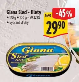 Albert Giana Sleď filety nabídka