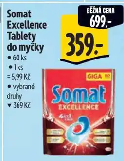 Albert Somat Excellence tablety do myčky nabídka