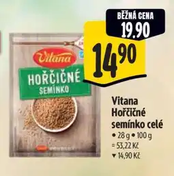 Albert Vitana Hořčičné semínko celé nabídka