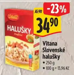 Albert Vitana Slovenské halušky nabídka