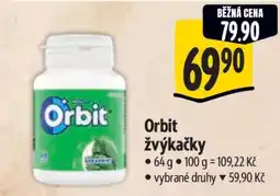 Albert Orbit žvýkačky nabídka