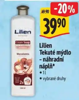 Albert Lilien Tekuté mýdlo náhradní náplň nabídka