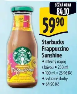 Albert Starbucks Frappuccino Sunshine nabídka