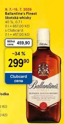 Tesco Ballantine's Finest Skotská whisky nabídka