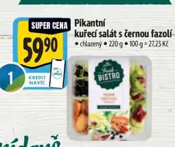 Albert Pikantní kuřecí salát s černou fazolí nabídka