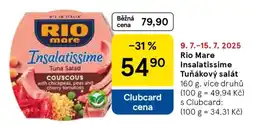 Tesco Rio Mare Insalatissime Tuňákový salát nabídka