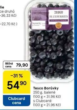 Tesco Tesco Borůvky nabídka