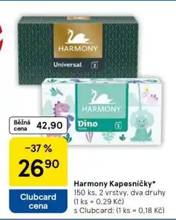 Tesco Harmony Kapesníčky nabídka