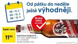 Tesco Gambrinus Originál 10 nabídka