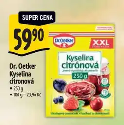 Albert Dr. Oetker kyselina citronová nabídka