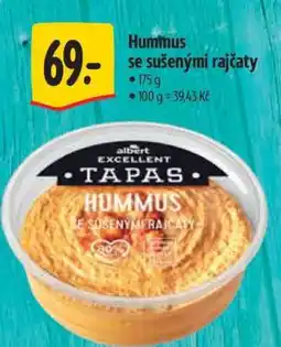 Albert Hummus se sušenými rajčaty nabídka