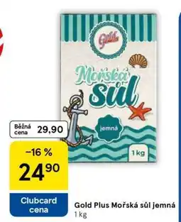 Tesco Gold Plus Mořská sůl jemná nabídka