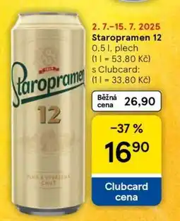Tesco Staropramen 12 nabídka