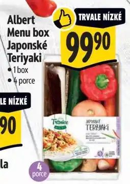 Albert Albert Menu box Japonské teriyaki nabídka