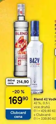 Tesco Blend 42 Vodka nabídka
