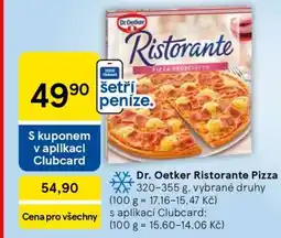 Tesco DR. Oetker Ristorante pizza nabídka