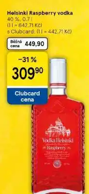 Tesco Helsinki Raspberry vodka nabídka
