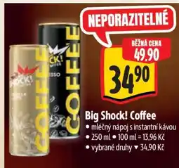 Albert Big Shock! Coffee nabídka