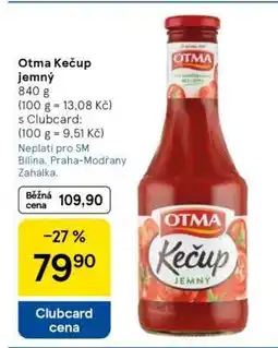 Tesco Otma Kečup jemný nabídka