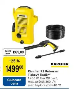 Tesco Kärcher K2 Universal Tlakový čistič nabídka