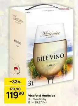 Tesco Vinařství Mutěnice nabídka