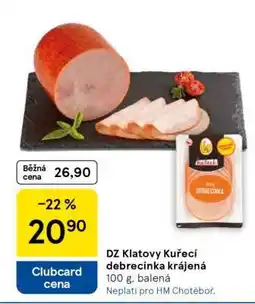 Tesco DZ Klatovy Kuřecí debrecínka krájená nabídka