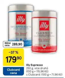 Tesco ILLY ESPRESSO nabídka